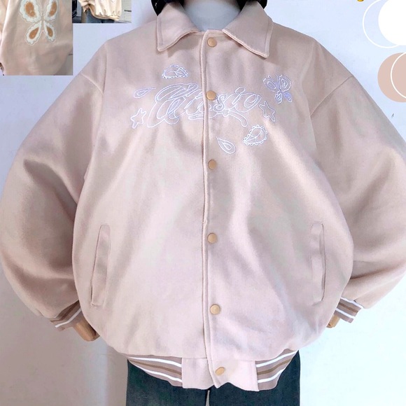 Jackets & Blazers - Women's pastel bomber jacket